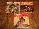 3- 45 RPM RECORDS WITH PICTURES SLEEVES SAM COOKE,THE MONKEES, DONNIE BROOKS
