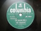 THE SHADOWS foot tapper w orig Columbia sleeve INDIA RARE 78 RPM RECORD 10