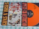 GUNS N' ROSES APPETITE FOR DESTRUCTION ORANGE VINYL LP NEW REPRESS BANNED SLVE