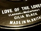 CILLA BLACK ( CILIA) Love of the Loved ORIG Parlophone MIS-PRESS R 5065 BEATLES