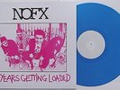 NOFX -15 Years Getting Loaded LP BLUE VINYL / PINK SLEEVE Bad Religion Lag Wagon