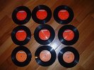 9 SEEBURG 7 INCH RECORDS 33 RPM REC O DANCE 6 DISCOTEEN SERIES 3 RHYTHM SERIES