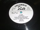 rare EDITH PIAF-UN REFRAIN COURAIT DANS LA RUE/IL PLEUT/COLUMBIA DJ RADIO COPY
