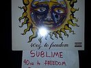 Sublime 40oz to Freedom 40 OZ SEALED MINT 2015 Hot Topic Clear Splatter Color LP