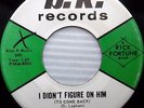 DICK DEWAYNE I didn't figure on him b/w Foolish one 1963 TEEN BOPPER 45 e4808