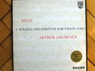 Bach: 6 Sonatas & Partitas for Violin Solo Grumiaux Dutch Philips 3LP Vinyl Box