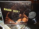 Ray Brown  ?– Bass Hit Verve Records ?– MG V-8022  Orig 1957 VG+/VG+