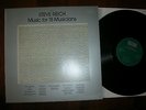 M-/NM  STEVE REICH  - Music for 18 Musicians  ECM 1978 LP VINYL