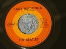 The Beatles-Lady Madonna/Inner Light RARE 45 with Red/Orange Target Label VG++