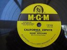 HANKS WILLIAMS California Zephyr MGM 12185 Country 78 E-