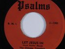 Black Gospel 45 CHICAGO TRAVELERS Let Jesus In PSALMS HEAR