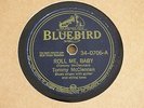 TOMMY McCLENNAN - Roll me baby/Blue as I can be - BLUEBIRD 0706 -BLUES/R&B 78