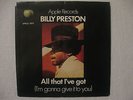 BEATLES ** BILLY PRESTON-NEAR MINT RARE All That I've Got 7