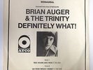 BRIAN AUGER & THE TRINITY Definitely What MONO PROMO EP w/ picture sleeve ATCO