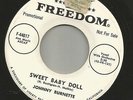 ROCKABILLY  bw / TEEN- JOHNNY BURNETTE-  SWEET BABY DOLL  -HEAR -1959 DJ FREEDOM