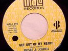 MOSES & JOSHUA Get Out Of My Heart/They Don't.. 1967 MALA 598 NM Northern Soul