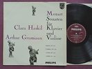 PHILIPS orig. Mono, MOZART: Sonatas for Violin and Piano, GRUMIAUX, HASKIL, NM