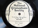4x 78rpm BRAHMS HORN TRIO - BOWEN DYKE & BRAIN - National Gramophonic Society