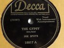 Ink Spots -  78rpm single 10-inch - DECCA #18817 The Gypsy