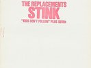 REPLACEMENTS Stink Vinyl LP Orig. Pink Stamp NM TWIN TONE w/ Masterdisk Matrix