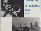 DON AYLER IN FLORENCE 1981 Volls 1/3 ON FRAME ITALIAN ORIGINAL LIMITED M-/SEALED