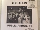 G.G. ALLIN PUBLIC ANIMAL #1 7