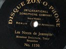 M.DELCROIX Masse Les Noces de Jeannette one sided zonophone 1159 7