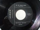 Blues Vinyle Single 45Rpm - Rayfield BROWN - US DUMAS 1207  Rare