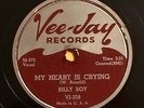 Billy Boy Arnold: Heart Is Crying/Kissing at Midnight rare Blues 78 E/E+ *HEAR*