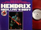 JIMI HENDRIX high live n dirty AFEMP 1031 red vinyl uk audio fidelity LP EX/VG