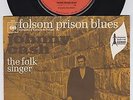 Johnny CASH folsom prison blues the Folk singer 45 rare FRENCH picture sleeve ?