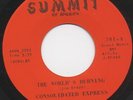 CONSOLIDATED EXPRESS world's burning 45 rare GARAGE psych MOD FUZZ dancer HEAR?