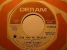 David Bowie Love You Till Tuesday/Did You Ever Have A Dream 1967 Promo near mint