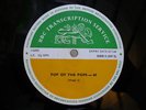 BBC 60 Transcription Disc LP Vinyl Kinks Marianne Faithfull Herman's Hermits