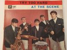 DAVE CLARK FIVE-Try Too Hard/At The Scene-RARE & UNIQUE ITALIAN PS 45rpm 1966