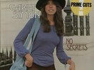 Carly Simon No Secrets - red label vinyl LP album record German ELK42127