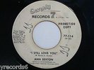 ANN SEXTON AND SOUL THE MASTERS I STILL LOVE RARE SOUL 45 RPM 77 PROMO