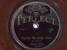 78 RPM -- Maude Mills (with Bobby Leecan), Perfect 126, V- / G+  Blues - Jazz