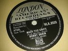 BOBBY DARIN : MACK THE KNIFE / WAS THERE A CALL FOR ME.   UK 78rpm (1959)