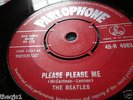 Beatles Please Please Me 1st Press UK 45 7  Red Label V/G Plus condition