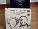 La Traviata 3 LP BOX DECCA Verdi Bonynge Sutherland Pavarotti super Zustand DMM