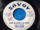 Original R&B Promo 45 : Varetta Dillard   You're The Answer To My Prayer   Savoy