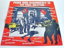 PUNK AND DISORDERLY III THE FINAL SOLUTION COLOR VINYL- UK SUBS- THE ADICTS- -LP