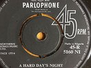 THE BEATLES / A HARD DAY'S NIGHT / PARLOPHONE RECORDS NIGERIAN 45