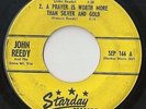 JOHN REEDY Oh, Death / Driftwood +2 Rare Country Starday Records 4 Track 45 EP