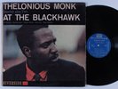 THELONIOUS MONK QUARTET PLUS TWO At The Blackhawk RIVERSIDE LP VG++ mono