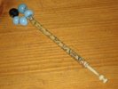 Antique bone lace bobbin inscribed ITS HARD TO LOVE AND CANT BE LOVED AGAIN