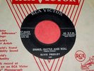 ELVIS PRESLEY Shake Rattle & Roll 45 Rare NO DOG Original RCA Victor Rockabilly