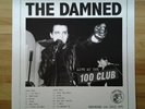 The Damned Live At The 100 Club White Vinly Unplayed LP plus fold out poster