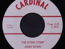 JERRY BYERS: The Byers Stomp / Sweet Jenny Lee 45 (instros) rare Country